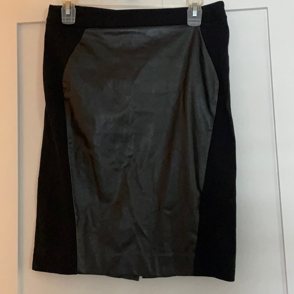 Loft faux leather pencil skirt